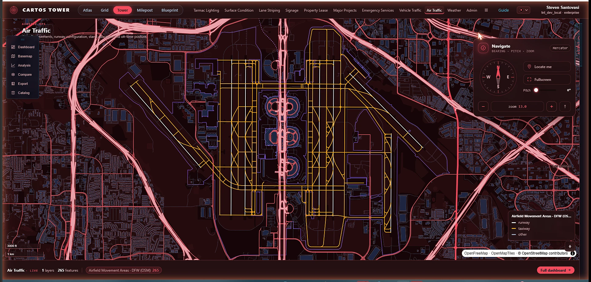Cartos Tower — Airport edition